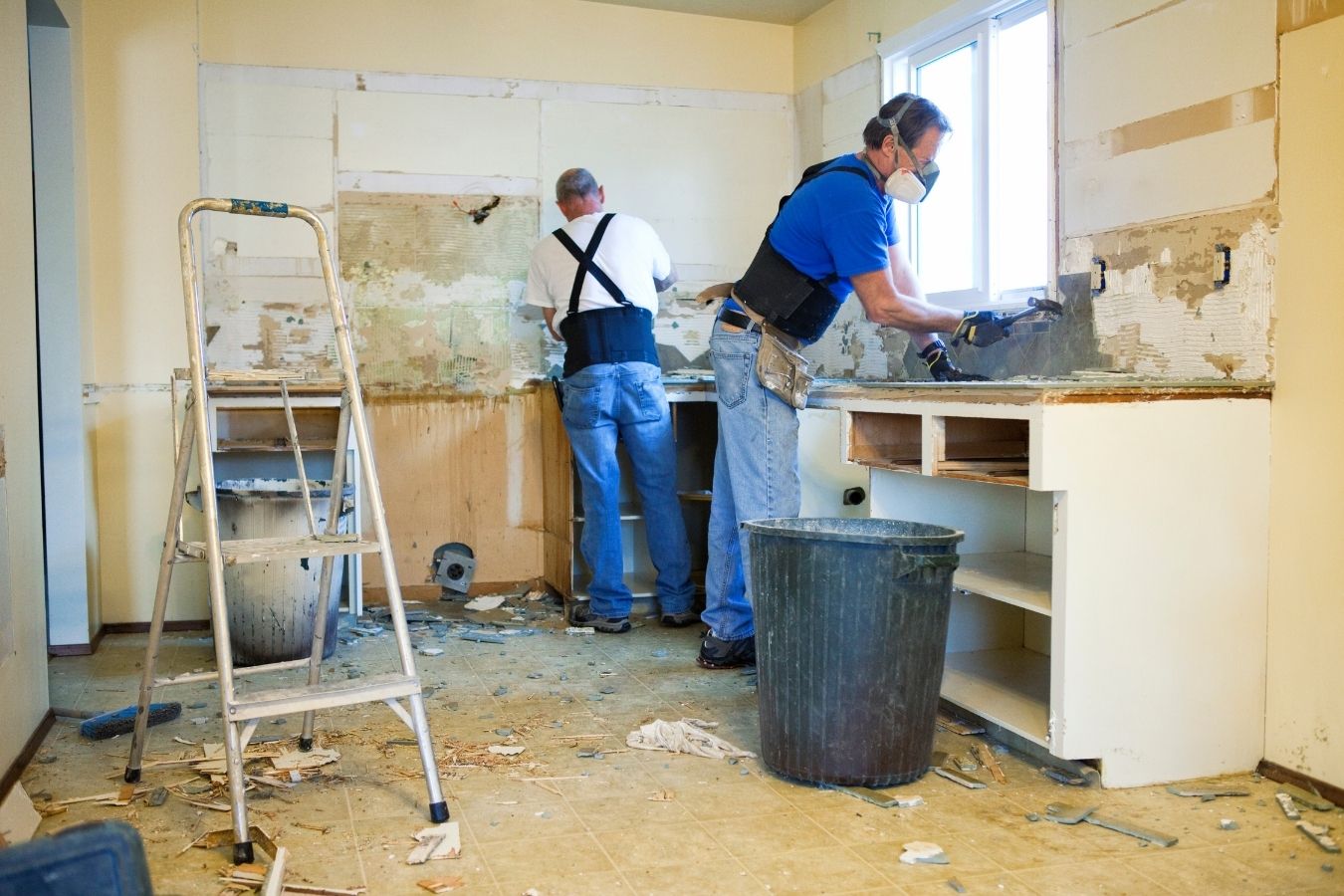 Bathroom renovation in progress � tiling and wet area work
